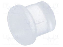 Fibre for LED; round; Ø5mm; Front: convex; straight