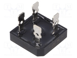 Single-phase bridge rectifier; Urmax:100V; If:35A; Ifsm:400A