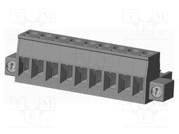 Connector: pluggable terminal block; plug; female; straight; grey