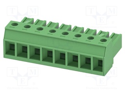 PCB connector, nominal cross section: 4 mm?, color: green, n