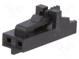 Plug; wire-wire/PCB; female; SL; 2.54mm; PIN: 2; w/o contacts