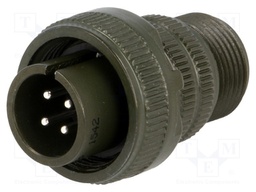 Connector: circular; Series: DS/MS; plug; male; PIN: 4; for cable