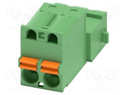 PCB connector, nominal cross section: 2.5 mm2, color: green,