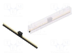 Connector: pin strips; pin header; male; PIN: 36; 2.54mm; SMT; 1x36