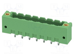 PCB headers, nominal cross section: 2.5 mm?, color: green, n