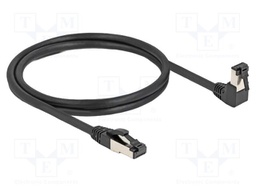 Patch cord; S/FTP; Cat: Cat 8.1; RJ45 plug,RJ45 down angled plug
