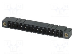 PCB headers, nominal cross section: 1.5 mm2, color: black, n