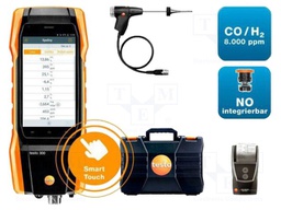 Meter: flue gas analyzer; touch screen,LCD 5"; 0÷21% (O2)
