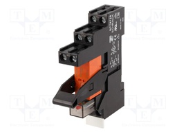 Relay: interface; DPDT; Ucoil: 24VAC; 8A; 8A/250VAC; 8A/30VDC