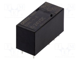 Relay: electromagnetic; SPDT; Ucoil: 24VDC; miniature; PCB; 15ms