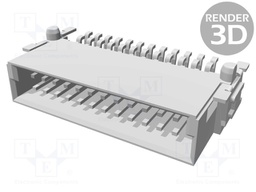 Connector: PCB to PCB; male; PIN: 24; 1.27mm; Series: har-flex; 2.3A