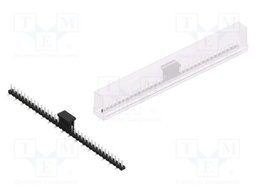 Connector: pin strips; pin header; male; PIN: 34; 2.54mm; SMT; 1x34