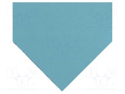 Mat: bench; ESD; light-blue; L: 1.2m; Width: 0.6m; Thick: 2mm