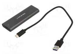 Hard discs housing: M.2; PnP; SATA III,USB 3.1; SATA,USB; black