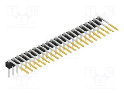 Connector: pin strips; pin header; male; PIN: 22; 2.54mm; THT; 1x22