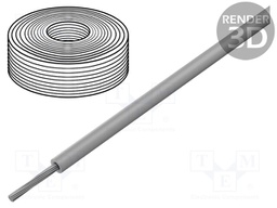 Wire; SiF; stranded; Cu; 2.5mm2; silicone; grey; -60÷180°C; 500V