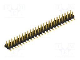 Connector: pin strips; pin header; male; PIN: 50; 2.54mm; SMT; 2x25