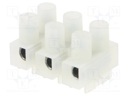 Terminal block; screw terminal; ways: 3; 0.5÷10mm2; terminals: 6