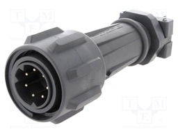 Connector: circular; plug; male; PIN: 7; EXPlora; Contacts: brass