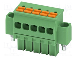 PCB connector, nominal cross section: 1.5 mm2, color: green,