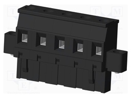 Connector: pluggable terminal block; plug; female; angled 90°