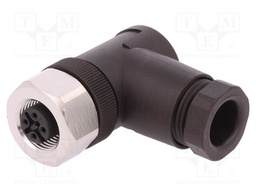 Plug; M12; PIN: 5; female; A code-DeviceNet / CANopen; for cable