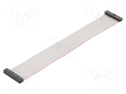 Ribbon cable with IDC connectors; 34x28AWG; Cable ph: 1.27mm