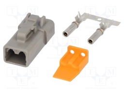 Connector: wire-wire; DTP; plug; female; Size: 12; 2÷4mm2; PIN: 2