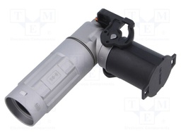 Connector: DC supply; male; angled; for cable; -40÷125°C; PowerLok