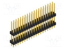 Connector: pin strips; pin header; male; PIN: 38; 2.54mm; THT; 2x19