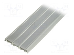 Profiles for LED modules; mat; surface; L: 1m; aluminium; anodized