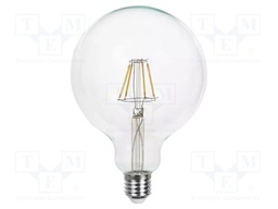 LED lamp; white warm; E27; 200÷240VAC; 1055lm; P: 10W; 300°; 3000K