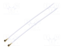 Cable: coaxial; U.FL,both sides; female; angled 90°; female; 0.4m