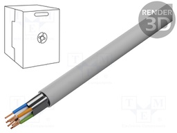 Wire; F/UTP; 5e; stranded; Cu; 4x2x26AWG; PVC; grey; 305m