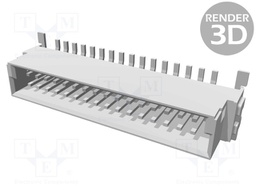 Connector: PCB to PCB; male; PIN: 32; 1.27mm; Series: har-flex; 2.3A