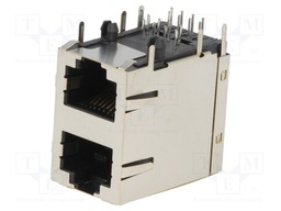 Socket; RJ45; PIN: 8; Cat: 5; shielded; Layout: 8p8c