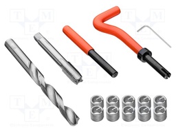 Repair kit; Chrom-vanadium steel; for thread repair; Thread: M12