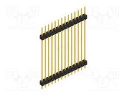 Connector: pin strips; pin header; male; PIN: 14; 2.54mm; THT; 1x14
