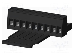 Connector: pluggable terminal block; plug; female; straight; 300V