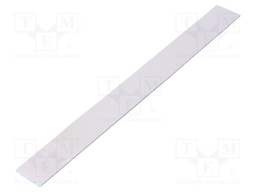 Tape: heat transfer; W: 20mm; L: 0.2m; Thk: 1mm; 1W/mK; silicone