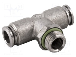 Push-in fitting; T-tap splitter; 1/4"; outside; -0.99÷20bar; 8mm