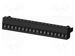 Connector: pluggable terminal block; plug; female; straight; 300V