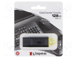 Pendrive; USB 3.2 Gen 1; 128GB; black; USB A