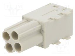 Connector: HDC; module; female; Han Modular Domino; PIN: 4