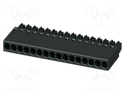 PCB connector, nominal cross section: 0.75 mm?, color: black