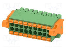 PCB connector, nominal cross section: 1.5 mm2, color: green,