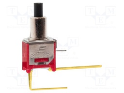 Switch: push-button; Pos: 2; SPDT; 0.02A/20VDC; 0.02A/20VAC; THT
