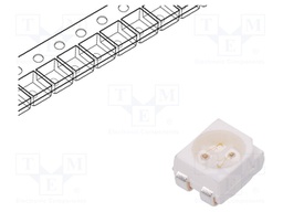 LED; SMD; 3528,PLCC4; red/yellow; 3.5x2.8x1.9mm; 120°; 2.2÷2.6V