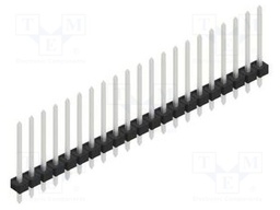 Connector: pin strips; pin header; male; PIN: 21; 2.54mm; THT; 1x21