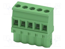 PCB connector, nominal cross section: 2.5 mm?, color: green,